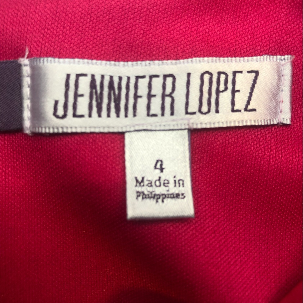 JENNIFER LOPEZ  NEW Women's Size 4 Sleeveless Hot Pink A-line Tea Skater Dress